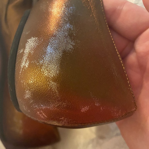 Salvatore Ferragamo Regale bronze flats - Picture 11 of 12